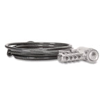 DEFCOM Ultimate Universal Serialized Combination Lock, 6.5 ft Cable