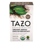 Tea Bags, Organic Awake English Breakfast, 16/Box