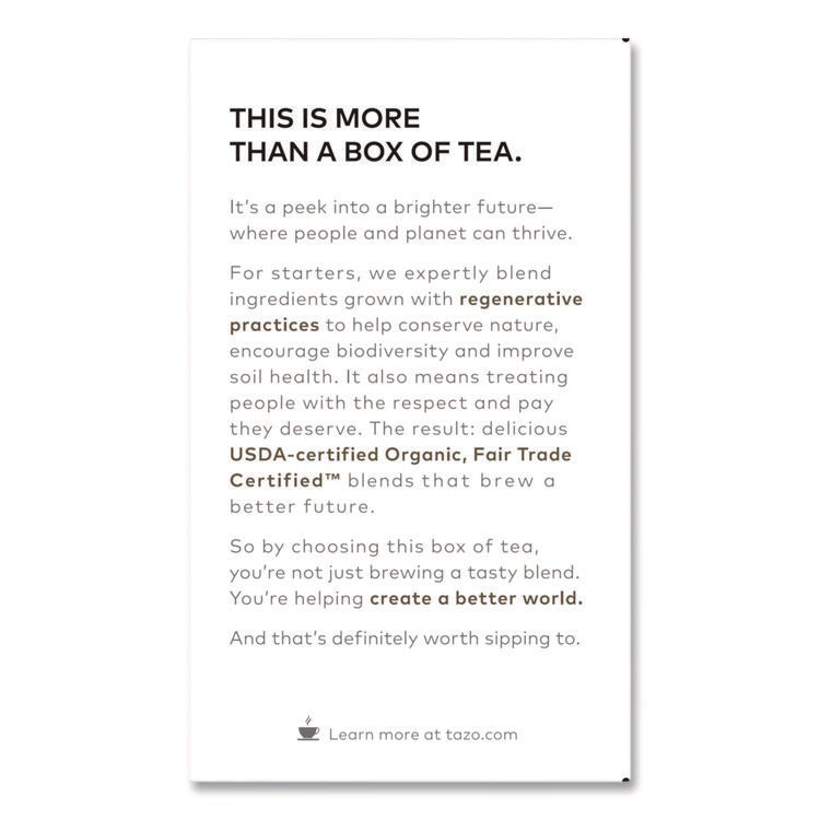 Tea Bags, Organic Earl Grey, 16/Box