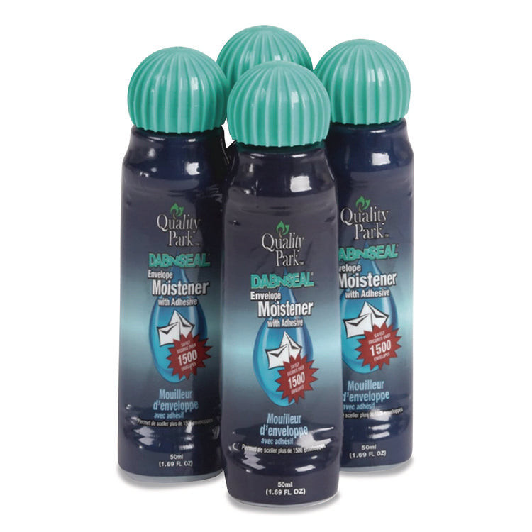 Dab N' Seal Envelope Moistener With Adhesive, 1.69 Oz, 4/pack