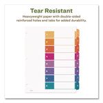 Customizable Table Of Contents Ready Index Dividers With Multicolor Tabs, 8-Tab, 1 To 8, 11 X 8.5, White, 3 Sets