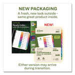 Customizable Table Of Contents Ready Index Dividers With Multicolor Tabs, 10-Tab, 1 To 10, 11 X 8.5, White, 3 Sets