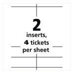 Lanyard-Style Badge Holder W/laser/inkjet Inserts, Top Load, 4.25 X 6, We, 75/pk