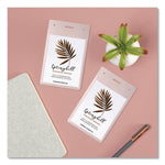 Secure Top Heavy-Duty Badge Holders, Vertical, 3w X 4h, Clear, 25/pack