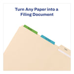 Ultra Tabs Repositionable Tabs, Wide and Slim: 3" x 1.5", 1/3-Cut, Assorted Colors, 24/Pack