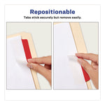 Ultra Tabs Repositionable Tabs, Wide and Slim: 3" x 1.5", 1/3-Cut, Assorted Colors, 24/Pack