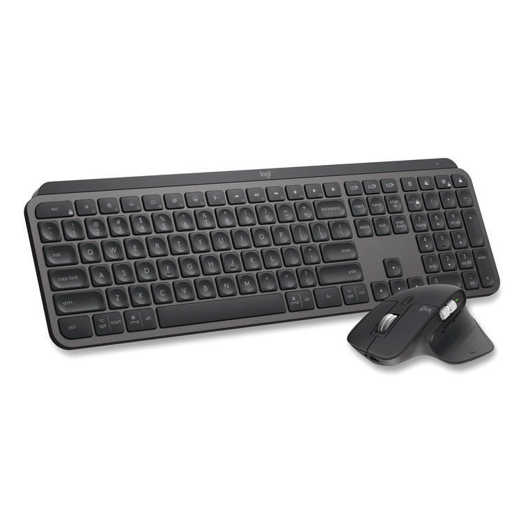 MX Keys Combo for Business Wireless Keyboard and Mouse Gen 2, 33 ft Wireless Range, Graphite