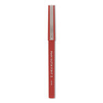 Razor Point II Super Fine Line Porous Point Pen, Stick, Super-Fine 0.2 mm, Red Ink, Red Barrel, Dozen