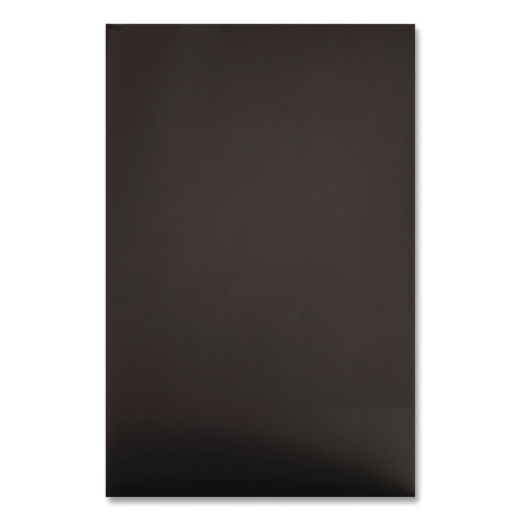 Premium Foam Display Board, CFC-Free Polystyrene, 24 x 36, Black Surface and Core, 12/Carton