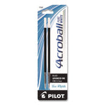 Refill for Pilot Acroball Advanced Ink Ballpoint Pens, Fine 0.7 mm Tip, Black Ink, 2/Pack