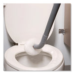 Toilet Bowl Swab, 26" Handle, Gray/Red/White