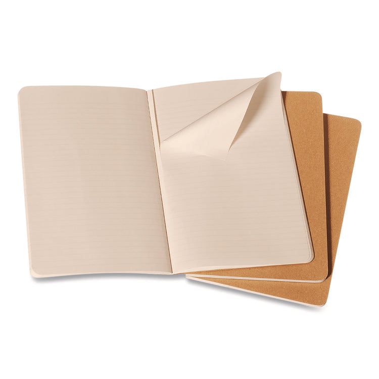 Cahier Journal, 1-Subject, Narrow Rule, Brown Kraft Cover, (32) 5.5 x 3.5 Sheets, 3/Pack