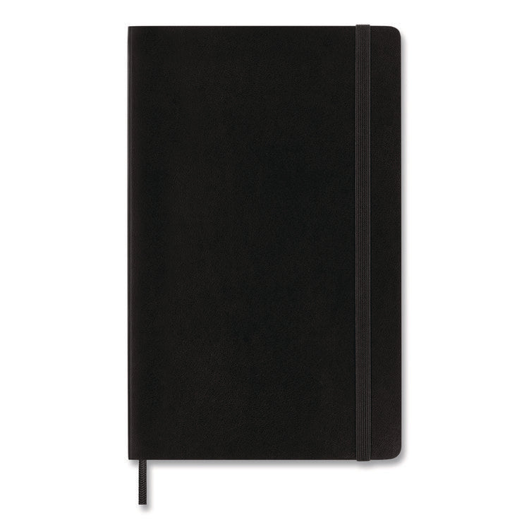 Classic Softcover Notebook, 1-Subject, Narrow Rule, Black Cover, (192) 8.25 x 5 Sheets