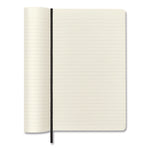 Classic Softcover Notebook, 1-Subject, Narrow Rule, Black Cover, (192) 8.25 x 5 Sheets