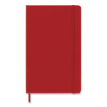 Classic Colored Hardcover Notebook, 1-Subject, Narrow Rule, Red Cover, (240) 8.25 x 5 Sheets