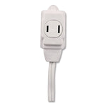 Indoor Extension Cord, 15 Ft, 13 A, White