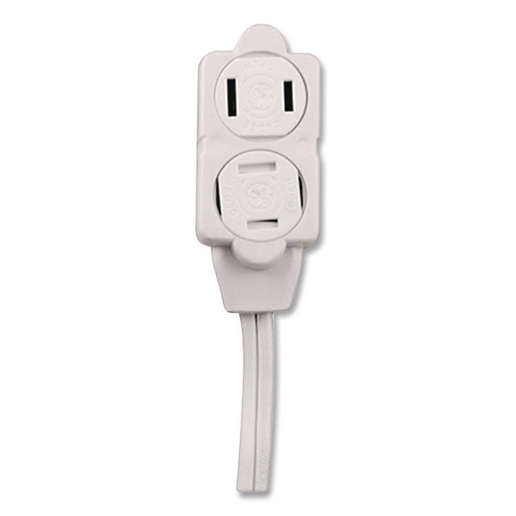 Indoor Extension Cord, 15 Ft, 13 A, White