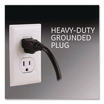 Heavy Duty Power Strip, 6 Outlets, 3 ft Cord, Black