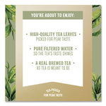 Zero Sugar Sweet Tea, 18.5 oz Bottle,12/Carton