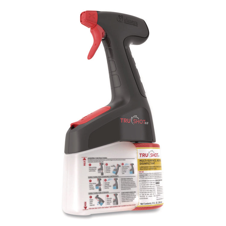 TruShot 2.0 Disinfectant Multisurface Cleaner, Fresh Scent, 9 oz Cartridge, 4/Carton
