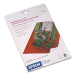 Premium Photo Paper, 10.4 Mil, 5 X 7, High-Gloss White, 20/pack