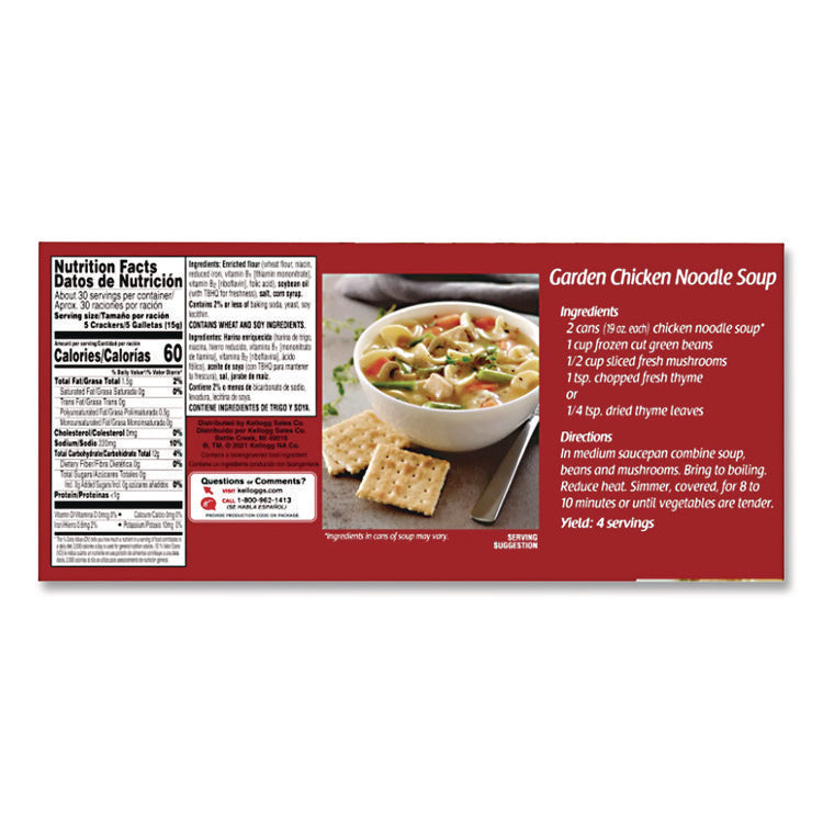 Zesta Original Saltine Crackers, Original Flavor, 16 oz Box