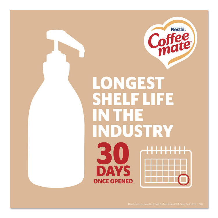 Liquid Coffee Creamer, Sweetened Original, 1.5 L Pump Bottle