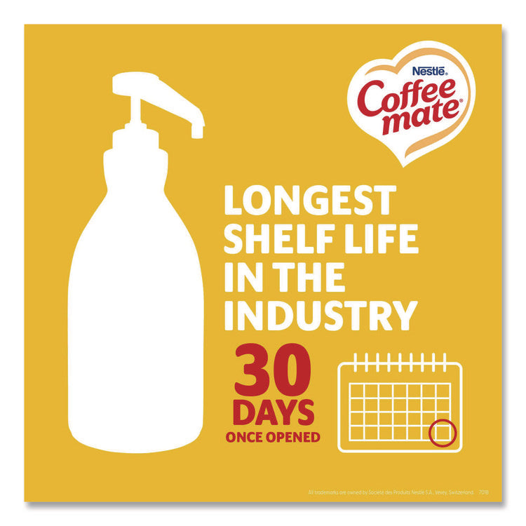 Liquid Coffee Creamer, Hazelnut, 1.5 L Pump Bottle