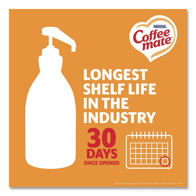 Liquid Creamer Pump Bottle, Caramel, 50.7 oz Pump Bottle