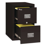 Patriot By Fireking Insulated Fire File, 1-Hour Fire Protection, 2 Legal/letter File Drawers, Black, 17.75" X 25" X 27.75"