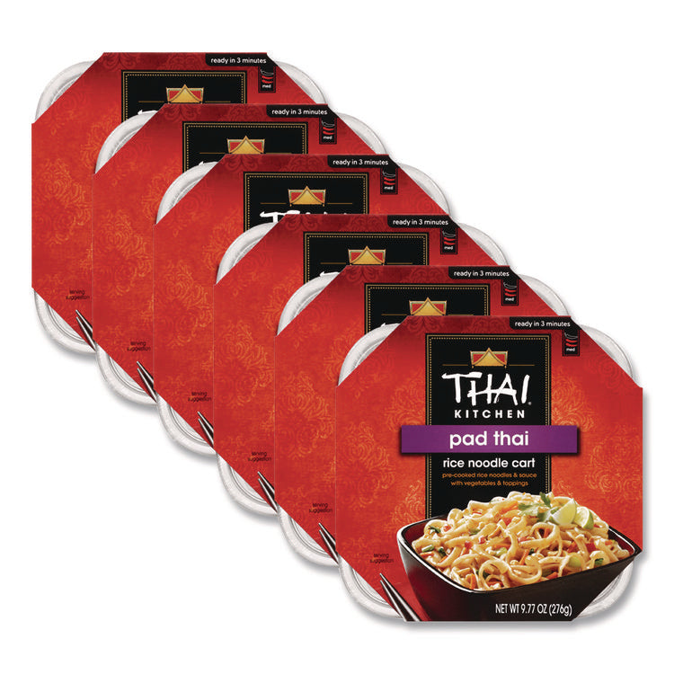 Thai Kitchen Pad Thai Rice Noodle Cart, 9.77 oz Individually Wrapped, 6/Carton