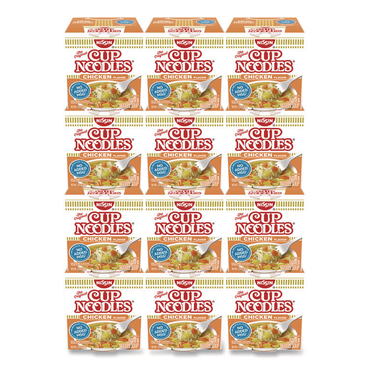 Cup Noodles, Chicken, 2.25 oz Cup, 12/Carton