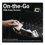 PDI Easy Screen Cleaning Wipes, Individually Wrapped, 1-Ply, 5 x 8, Unscented, White, 50/Box