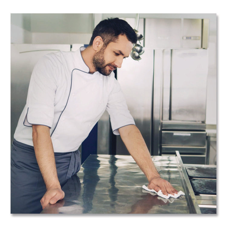 Sani-Cloth AF3 Germicidal Disposable Wipes, Large, 1-Ply, 8" x 5", Unscented, White, 50/Pack, 10 Packs/Carton