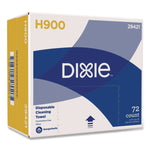 H900 Disposable Cleaning Towel, 1-Ply, 13 x 23.5, White/Blue, 72 Towels/Box