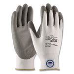 Great White 3GX Seamless Knit Dyneema Diamond Blended Gloves, EN388: 4542, Large, White/Gray, Pair