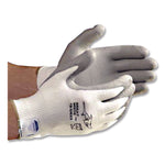 Great White 3GX Seamless Knit Dyneema Diamond Blended Gloves, EN388: 4542, Small, White/Gray, Pair