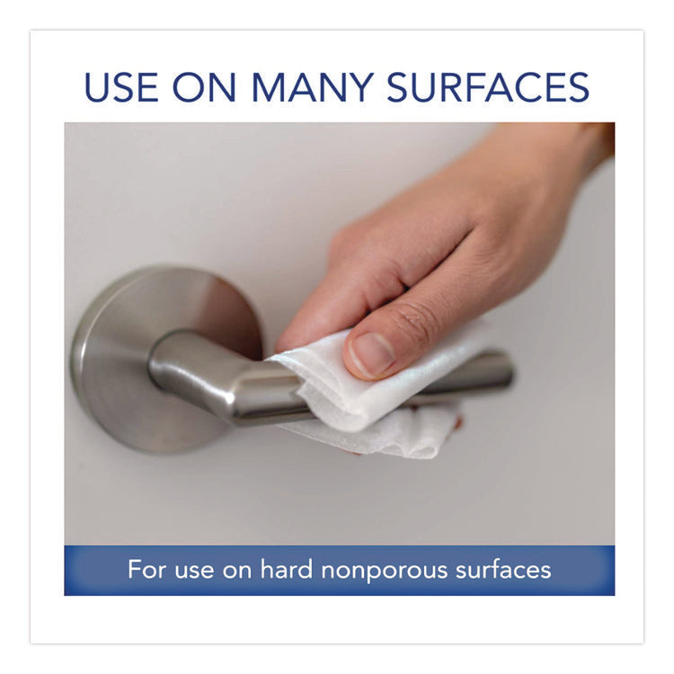 Sani-Cloth Prime Germicidal Disposable Wipes, Extra-Large, 1-Ply, 7.5 X 15, Unscented, White, 70/canister, 6 Canisters/carton