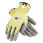 G-Tek KEV Cut-Resistant Seamless-Knit Gloves, EN388: 4231, X-Large (Size 10), Yellow/Gray, 12 Pairs