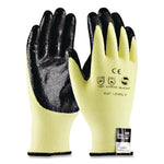 KEV Seamless Knit Kevlar Gloves, EN388: 3X21B, X-Large, Yellow/Black, 12 Pairs