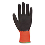 KEV Hi-Vis Seamless Knit Kevlar Gloves, EN388: 4X31, Large, Red/Black, Pair