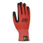 KEV Hi-Vis Seamless Knit Kevlar Gloves, EN388: 4X31, XX-Large, Red/Black, Pair