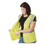 ANSI Class 2 Hook and Loop Safety Vest, 2X-Large, Hi-Viz Lime Yellow