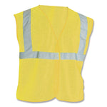 ANSI Class 2 Hook and Loop Safety Vest, 2X-Large, Hi-Viz Lime Yellow