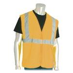 ANSI Class 2 Hook and Loop Safety Vest, X-Large, Hi-Viz Orange