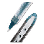 VISION ELITE Hybrid Gel Pen, Stick, Fine 0.5 mm, Assorted Ink and Barrel Colors, 8/Pack