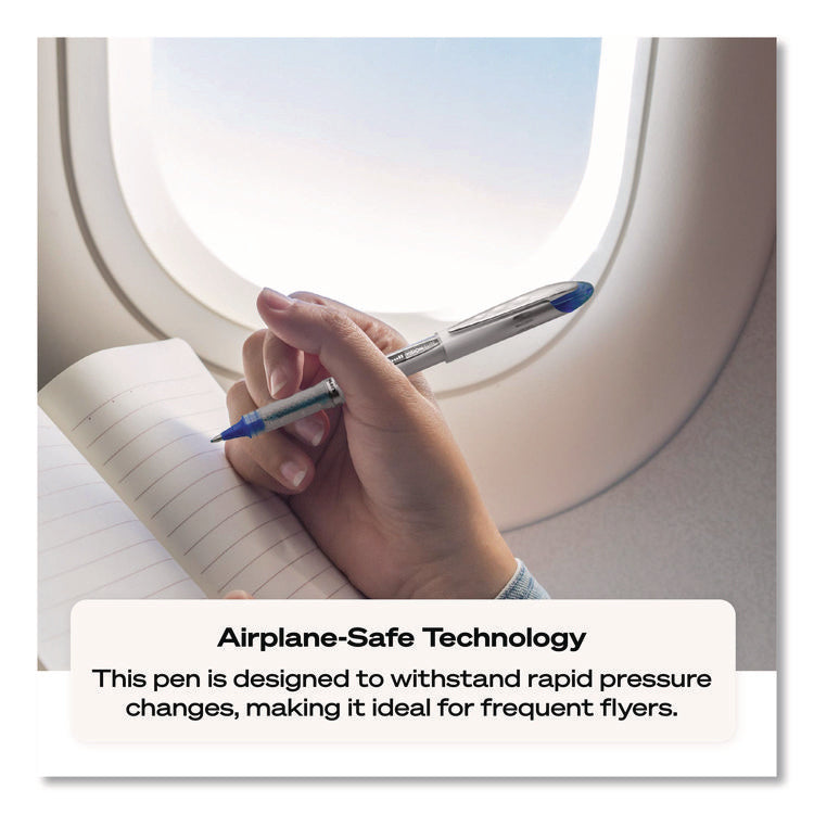 VISION ELITE Hybrid Gel Pen, Stick, Fine 0.5 mm, Assorted Ink and Barrel Colors, 8/Pack