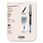 VISION ELITE Hybrid Gel Pen, Stick, Fine 0.5 mm, Assorted Ink and Barrel Colors, 8/Pack