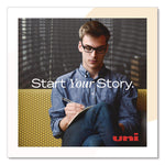 207 Impact Gel Stick Pen Refills, Bold 1 mm Conical Tip, Black Ink, 2/Pack