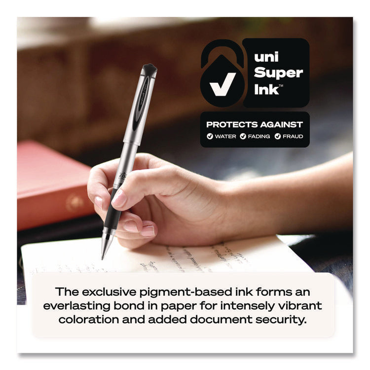 207 Impact Gel Stick Pen Refills, Bold 1 mm Conical Tip, Black Ink, 2/Pack